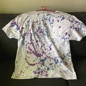 Homemade tie-dye shirts